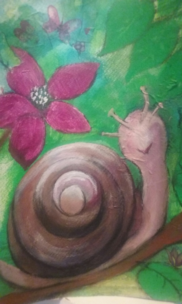 Half completed  'Ms Snail'